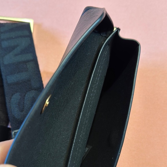 AllSaints Black Leather Crossbody Bag - Picture 5 of 9